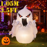 3.4FT Halloween Party Holiday DIY Decorations Ghost Model Blow Up Holiday Party Decor Indoor Courtyard Yard Garden Lawn Decors