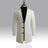 2024 Spring Autumn New Long Cotton Coat New Wool Blend Pure Color Casual Business Fashion Men's Clothing Slim Windbreaker Jacket - Lootquake