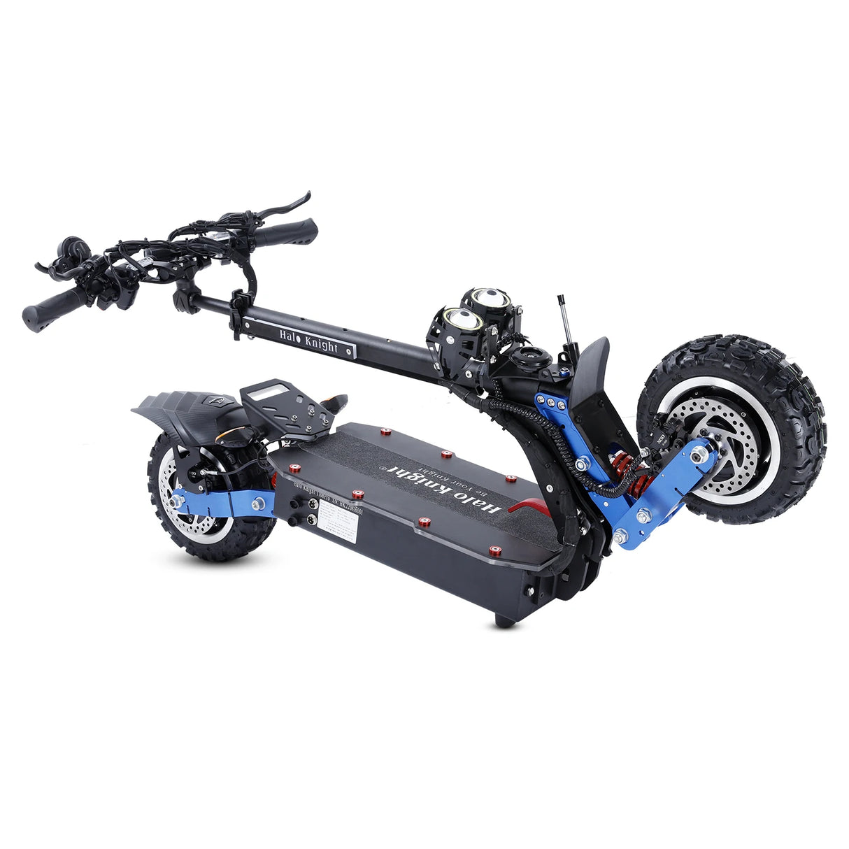Halo Knight T108Pro - Patinete eléctrico para adultos (60 V, 6000 W, 38,4 Ah, todoterreno, 95 km/h, plegable, potente)