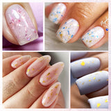 UR SUGAR Blue Color Rubber Base Gel Nail Polish Gold Glitter Base Gel Top Coat Soak Off UV LED Gel Nail Art Varnish Manicure