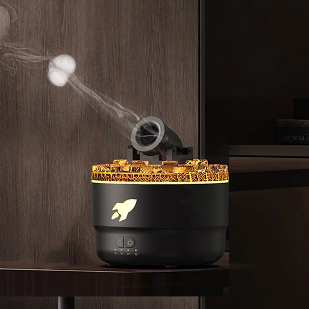 Humidificador de aroma con temporizador y torreta Cannon Blast para dormitorio.