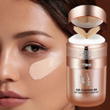 Crema BB con cojín de aire, polvos de mariposa, base hidratante, corrector, blanqueador, control de grasa, maquillaje resistente al agua, cosméticos.