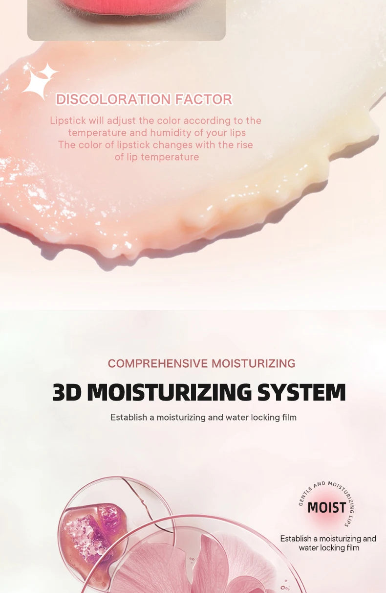 Fruit flavored moisturizing lipstick, neutral and natural, lip care, used to moisturize and prevent dryness, care for lip skin