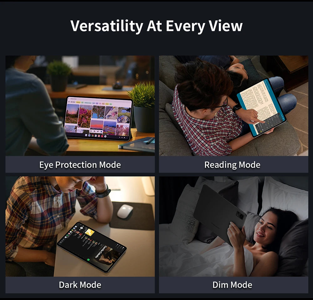 Écran extra large, tablette TECLAST T60, 12'' 2K FHD 2000x1200, Android 13, (8GB + 8GB) 16GB RAM, ROM 256GB, 8000mAh, charge rapide UNISOC T616 8 cœurs 4G VoLTE Wifi 13MP + 5MP