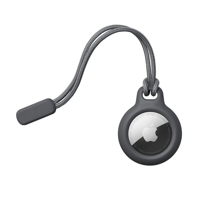 1pc Secure Holder with Strap for Apple Airtag Case Anti-scratch Keychain  Protective Cover Bumper Case With Strap - Lootquake