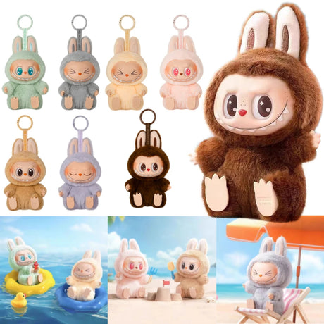 Cute Labubu The Monsters Box Toy Sweetheart Vinyl Doll Kawaii Backpack Pendant Decoration Plush Doll Clothes Keychain Gifts - Lootquake