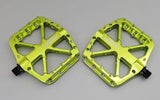 2025 New Bike Pedals  MTB Mountain Road Flat Non-slip CNC 3 Sealed Bearings Green Bicycle Pedals Route Cycling Accessories
