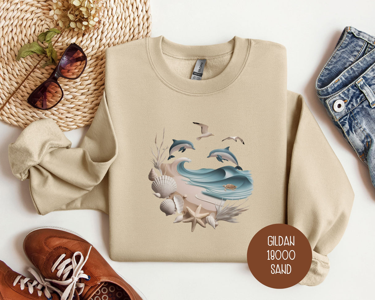 Sudadera con delfín lindo