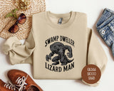 Swamp Dweller Lizard Man Sweatshirt