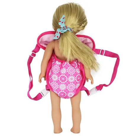 For 15-18 Inch American Doll Toys Newborn Doll Fashion Backpack, Safety Seat, Blanket, Sleeping Bag, Gift for Girls - Lootquake