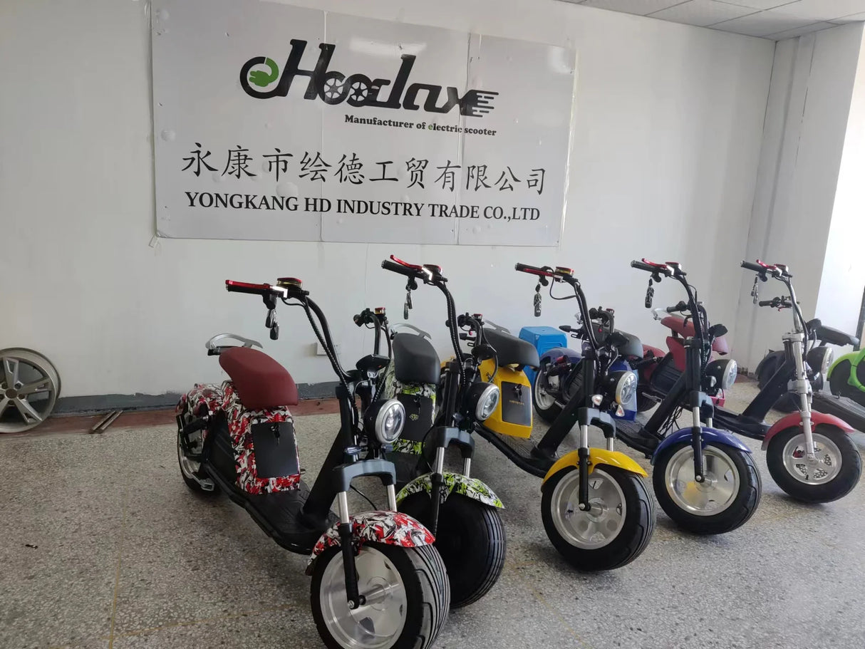 60V25AH 4000W Motor Citycoco Electric Scooter 18 Inch Snowfield Off-road Tire Max Speed 60-70KM/H Max Load 250KG USA STOCK