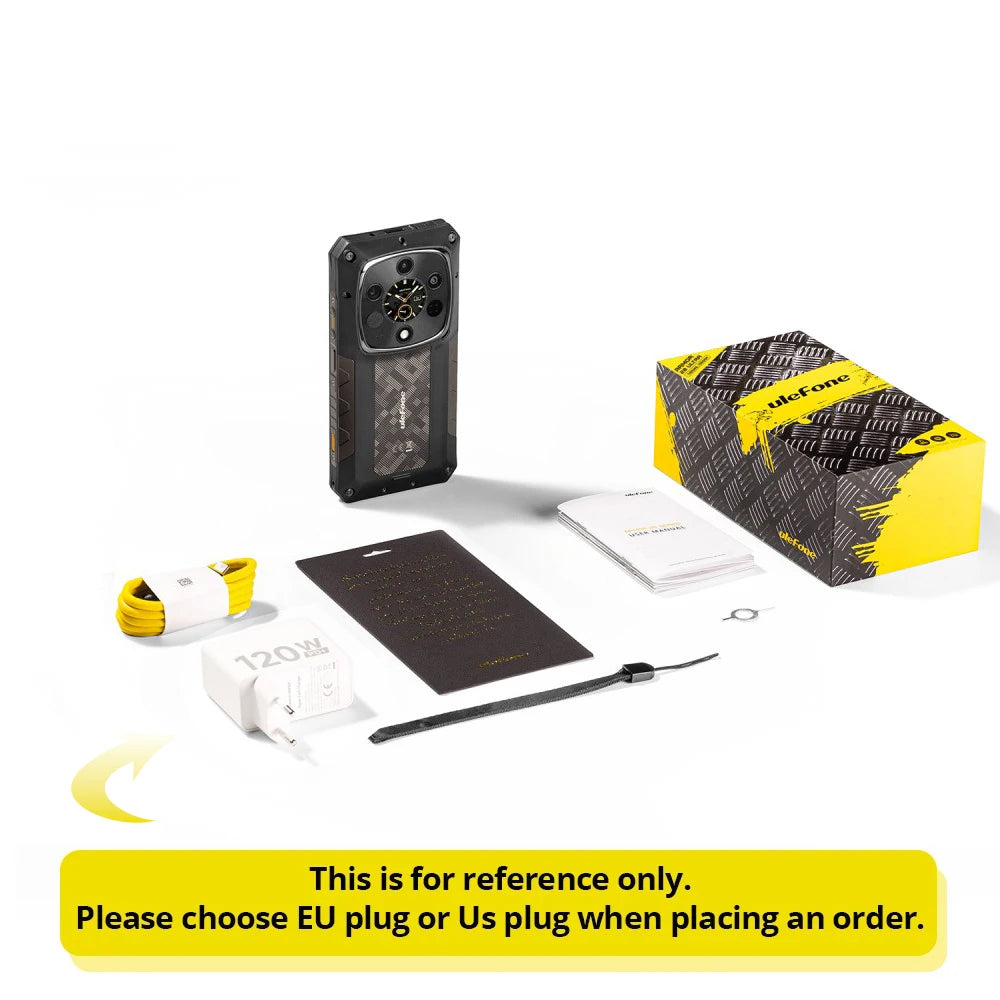 Teléfono robusto Ulefone Armor 28 Ultra 5G con imagen térmica por IA, Dimensity 9300+, 1 TB de ROM, 32 GB de RAM, Android, AMOLED