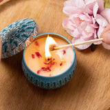 Vela perfumada hecha a mano con aromaterapia de soja natural. Ideal para cumpleaños, Año Nuevo, Día del Maestro, Navidad, fiestas y regalos del Día de la Madre.
