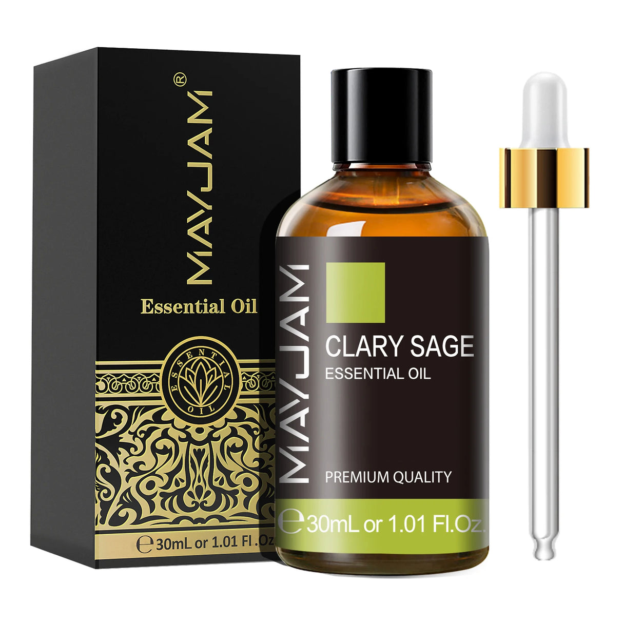 MAYJAM 1PCS 30ML Huile Essentielle d'Aromathérapie Lavande Vanille Jasmin Eucalyptus Menthe Poivrée Huile Aromatique pour Diffuseur Bougie Savon