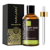 MAYJAM 1PCS 30ML Huile Essentielle d'Aromathérapie Lavande Vanille Jasmin Eucalyptus Menthe Poivrée Huile Aromatique pour Diffuseur Bougie Savon