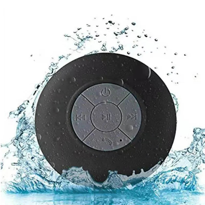 Altavoz Bluetooth inalámbrico, resistente al agua, con botones de control de fácil acceso, reproductor de música para oficina, coche, casa y ducha.