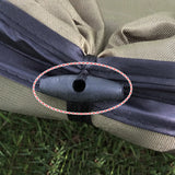Bolsa de basura plegable portátil para jardín, hojas, flores y césped, ideal para acampar.