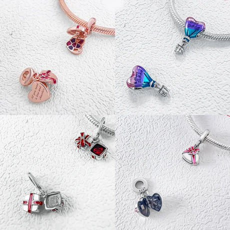 S925 Silver Happy Birthday Charms Love Numbers Celebration Anniversary Serie Beads for Women Diy Original Bracelet Jewelry Gift - Lootquake