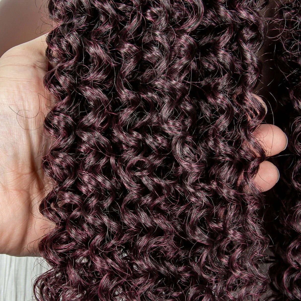 22" Box Braids Full Lace Wig | Two Curly Ponytails | Baby Hair | Synthetic Braided Wig
