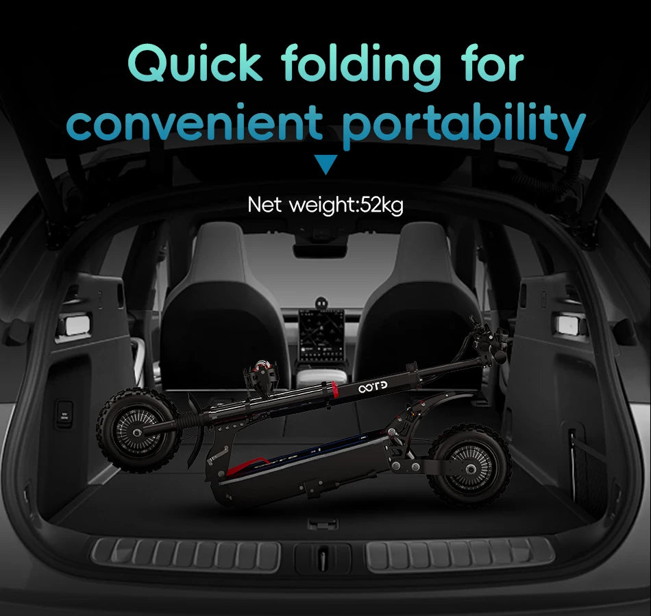 Electric Scooter DUOTTS D99 D88 K8 6000W Dual Motor 60V 40Ah Battery High Power E-Scooter Folding Off-Road Seat Electric Scooter