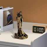 Estatua de diosa, escultura de resina, figura retro de bruja, figura espiritual de diosa, estatua artística artesanal para decoración del hogar.
