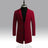 2024 Spring Autumn New Long Cotton Coat New Wool Blend Pure Color Casual Business Fashion Men's Clothing Slim Windbreaker Jacket - Lootquake