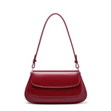 100% Genuine Leather Women's Shoulder Bag | Korean Style Ladies Luxury Cow Leather Crossbody & Armpit Handbag for Street Shopping