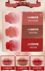 CUTE RUMOR Lip Mud Christmas Little Red Riding Hood Rabbit Lipstick Velvet Mist Matte Fine Sparkling Shimmer Lipgloss