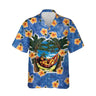 3D Print Hula Girl Graphic Beach Shirts For Men Casual Short Sleeve Hawaiian Dancer Blouses Aloha Beach Button Shirts Mens Tops - Lootquake