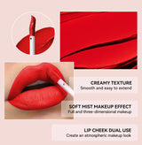 Rouge à lèvres liquide mat 6 couleurs, longue tenue, teinte antiadhésive, brillant à lèvres nude, waterproof, maquillage