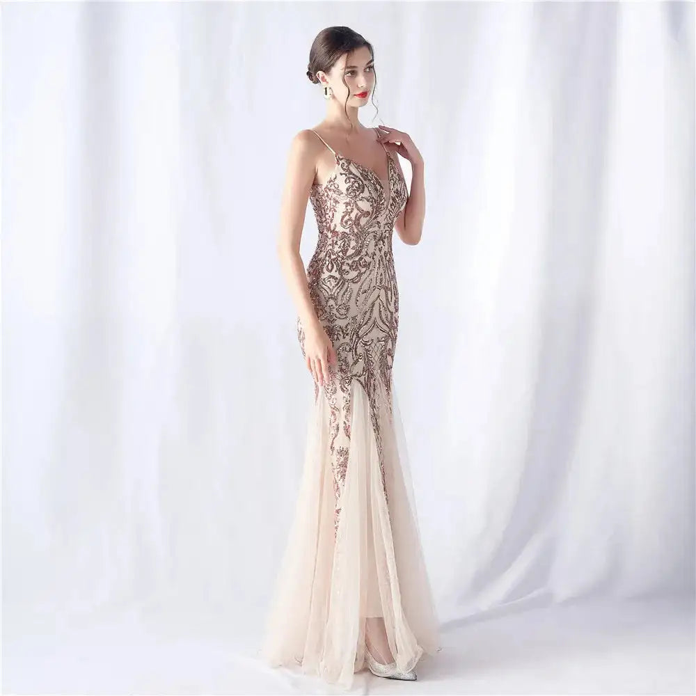 Luxury Youthful Women's Elegant Long Dress Party 2024 Graduation Ceremonies Prom Evening Formal on Sale Clearance Summer Fashion