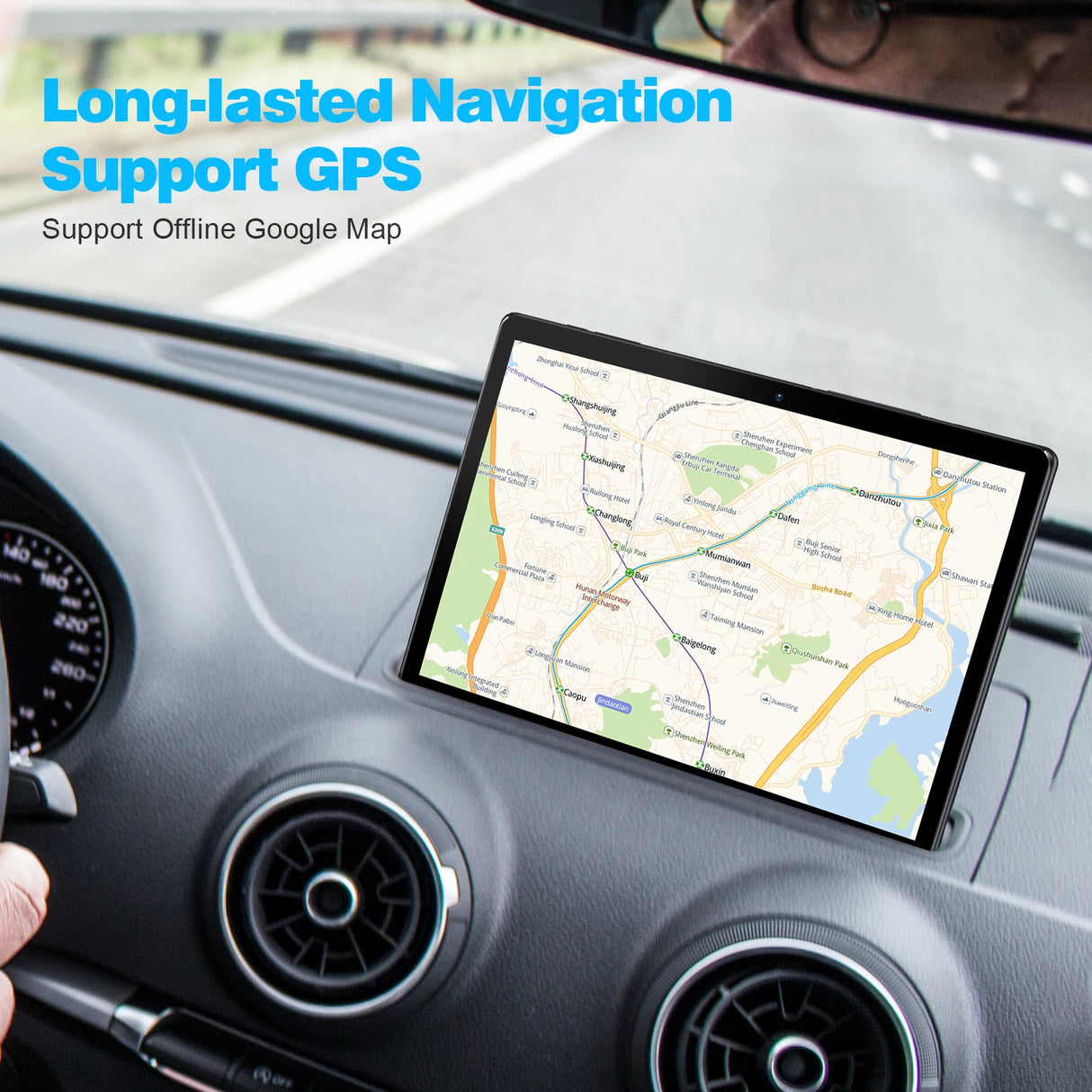 Tablette PRITOM Android 10 10,1 pouces 2 Go RAM 64 Go ROM Processeur Quad Core Écran HD IPS Caméra arrière 8,0 MP WiFi