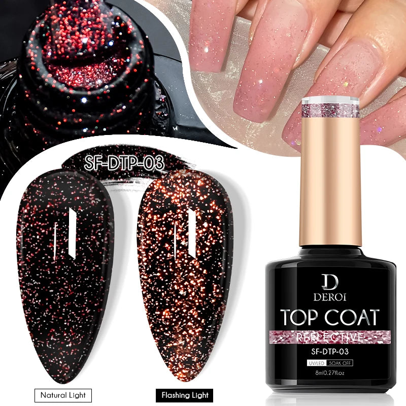 CNails No Wipe Gel Top Coat Clear Gel Base Coat Varnish Soak Off Flash Top Coat UV/LED Nail Art Accessories Matte Nail Polish