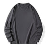 Men's Spring and Autumn New Long Sleeve T-shirt Simple and Fashionable Versatile Round Neck Underlay Top - Lootquake