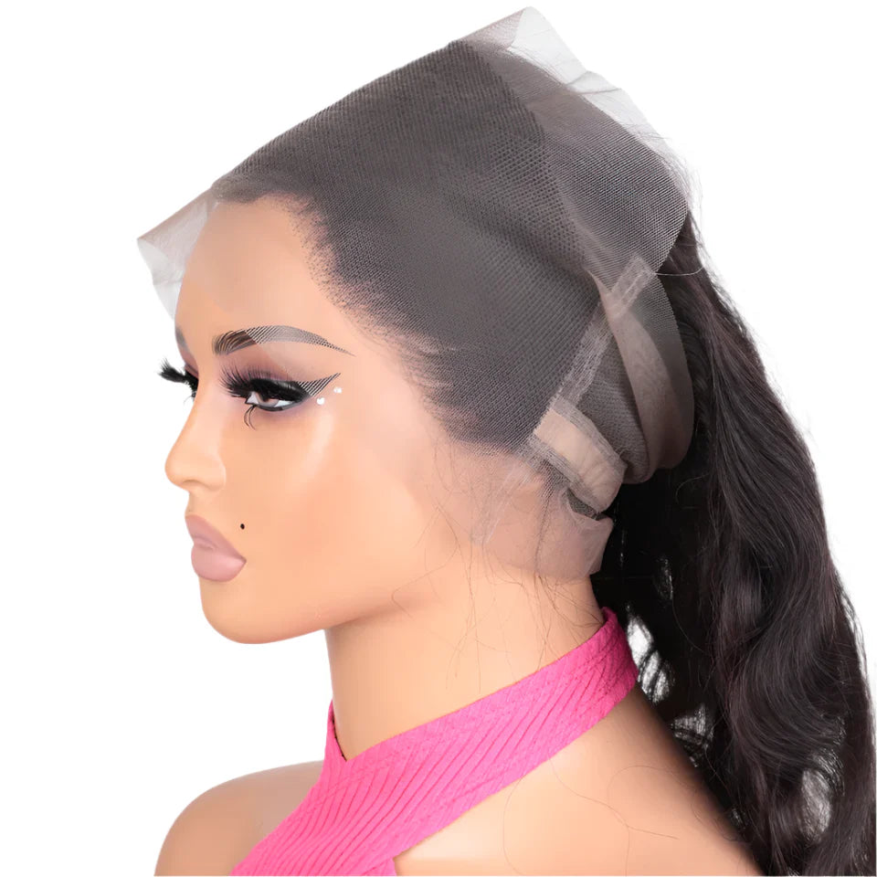 180% Density Body Wave 360 Lace Frontal | Brazilian Remy Human Hair