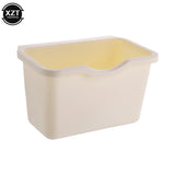 Kitchen Cabinet Door Hanging Trash Garbage Bin Can Rubbish Container Mini Waste Bins Household Rubbish Cleaning Tool Dustbin