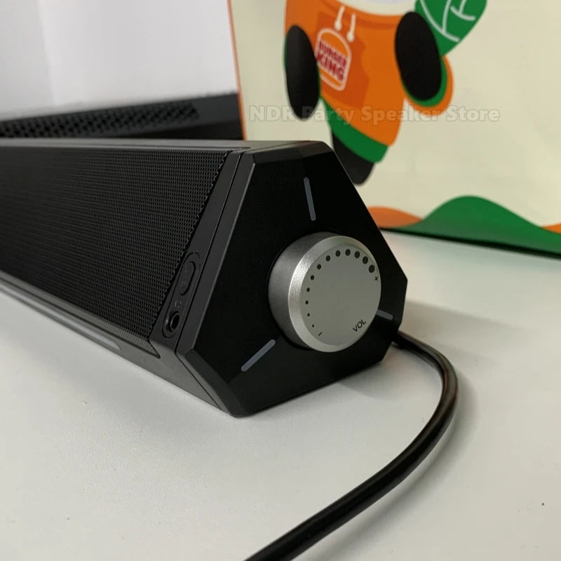 Altavoces Bluetooth para juegos, subwoofer USB portátil, sonido estéreo envolvente, amplificadores, barra de sonido, altavoces de escritorio para PC