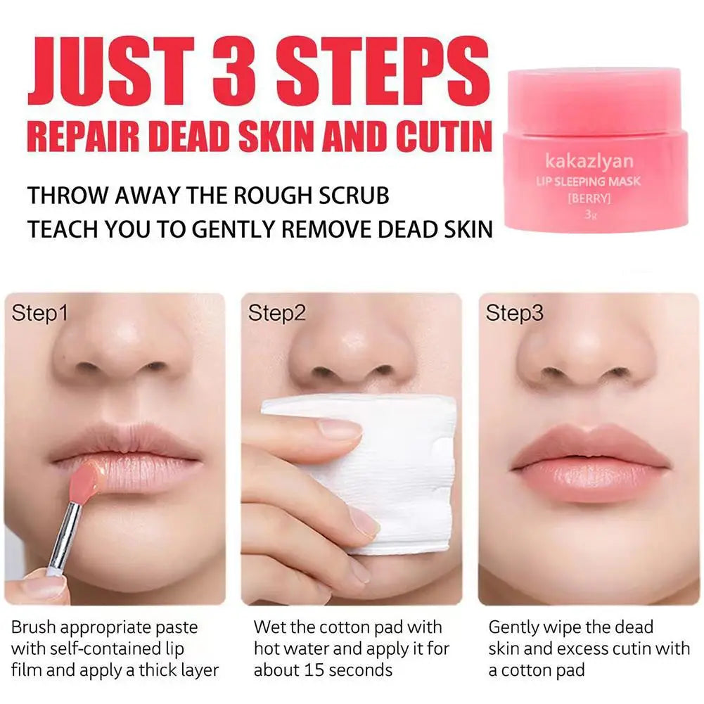 Baume à lèvres en gelée, parfum fruité, hydratant, brillant à lèvres, base de maquillage, estompe les rides des lèvres, anti-gerçures, soin des lèvres, rouge à lèvres