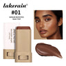 Base de maquillaje en barra, bálsamo, suero, potenciador del tono de la piel, base de maquillaje en barra, suave, voluminizador, alta cobertura, base de maquillaje en barra bronceadora de viaje.