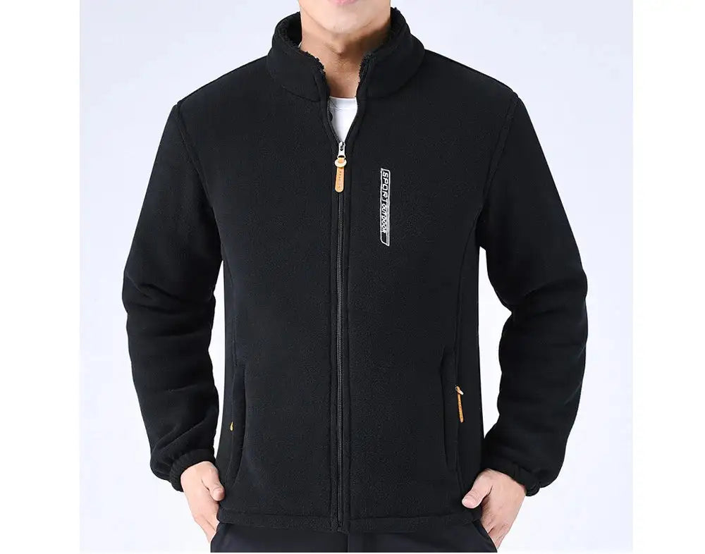 DIMUSI Winter Men's Polartec Jackets Casual Male Outwear Velvet Windbreaker Jackets Mens Soft Fleece Warm Jackets Brand Clothing - Lootquake