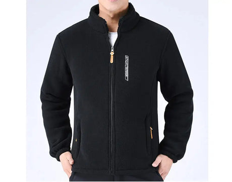 DIMUSI Winter Men's Polartec Jackets Casual Male Outwear Velvet Windbreaker Jackets Mens Soft Fleece Warm Jackets Brand Clothing - Lootquake