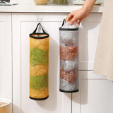 Garbage Bag Storage Kitchen Garbage Organizer Plastic Bag Holder Organizing Hanging Garbage Collection Storage Bags Home Gadgets