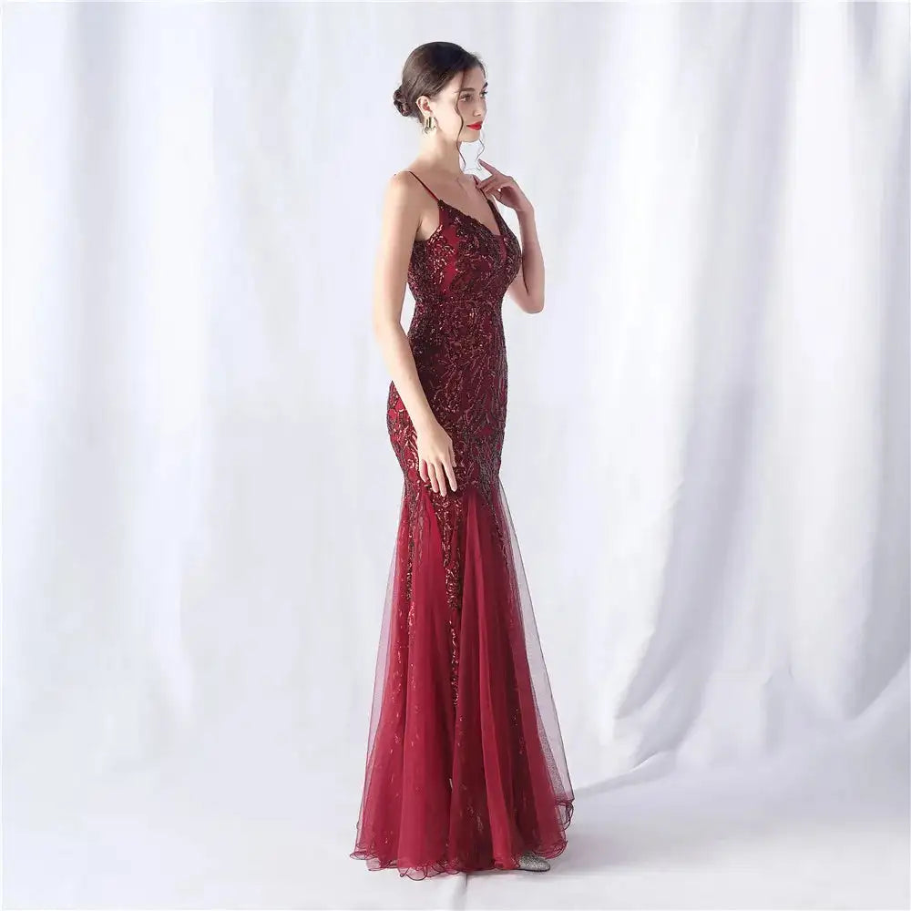 Luxury Youthful Women's Elegant Long Dress Party 2024 Graduation Ceremonies Prom Evening Formal on Sale Clearance Summer Fashion