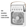 3 In 1 Fan AIr Conditioner Household Small Air Cooler LED Night Light Portable Humidifier Air Adjustment Fan Office Home Fan New