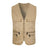 Solid Color Sports Vest Cargo Waistcoat Men Men's Summer Cargo Waistcoat with Multi Pockets V-neck Sleeveless Sports Vest Solid - Lootquake