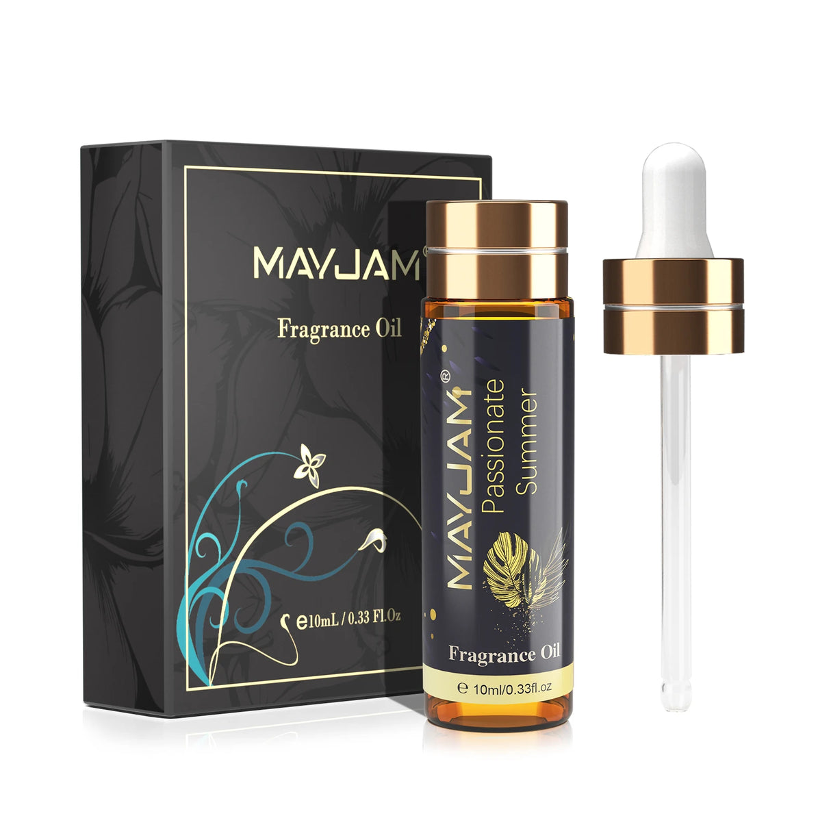 Aceites aromáticos MAYJAM con gotero: bambú, laurel, ron, bosque, pino, hierba recién cortada, lluvia, nuevos aceites aromáticos para humidificador y difusor.