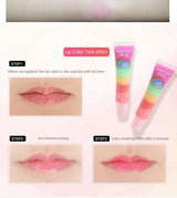Sexy Red Lip Plumper Gloss Transparent Lip Gloss Rainbow Fruity Lip Balm Shiny Lip Tint Make up Mouth Primer Lipstick Makeup Hot