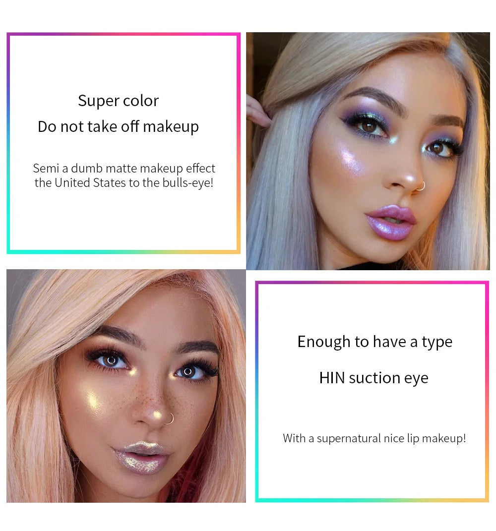 HANDAIYAN Best Seller Glitter Lip Gloss 6colors Moisturizing Mermaid Lip Glaze Waterproof Long Lasting Liquid Lip Stick