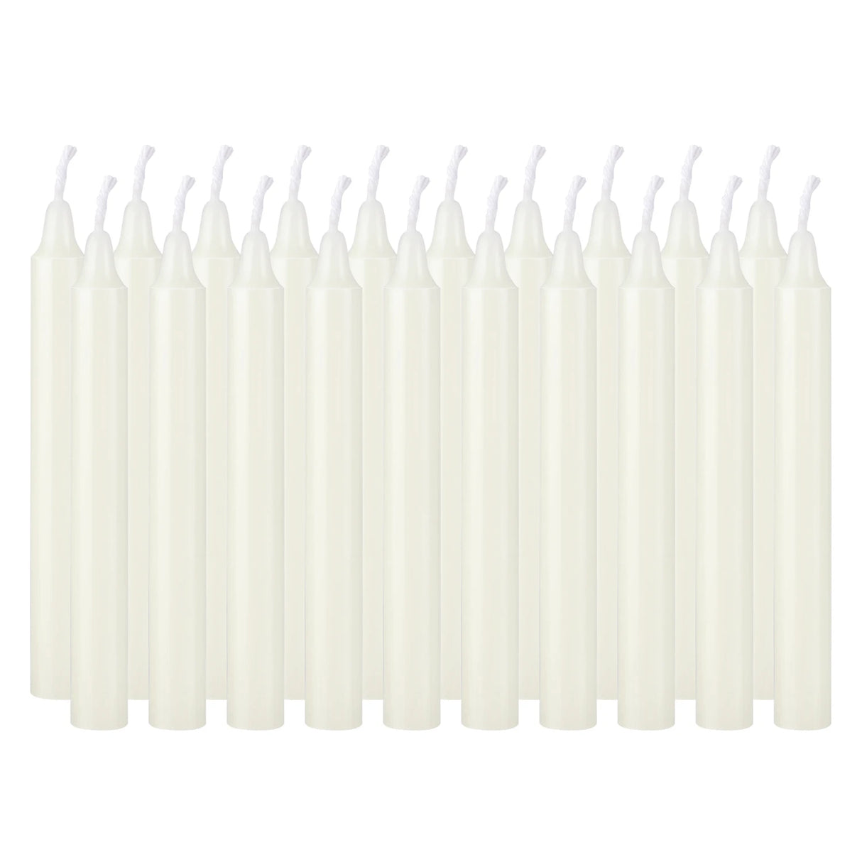 20 Ivory White 4Inch Waxs, Drip-Free, Smoke-Free, Fragrance-Free, Home Dinner Candles, Hand-Pulled, High-Quality, Suitable for Church, Family, Wedding, Party, Seasonal Celebrations, Emergency Situations and Home Decorations,