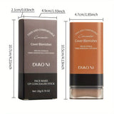 Base en barra con pincel corrector para iluminar el tono de la piel y que dure mucho tiempo sin base de maquillaje.
